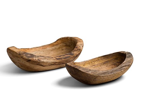 קערות נוי מעץ של גולף & קו | צילום: יונתן בלום