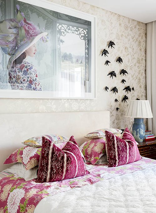 כל אחד מחדרי השינה זכה לאפיון שונה | צילום: Fran Parente