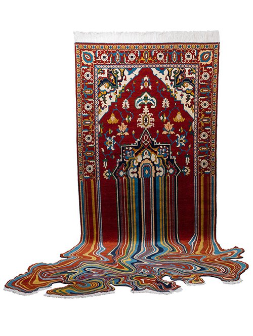 שטיח Oiling, גודל 100X150 ס"מ, 2012 שטיח Oiling, גודל 100X150 ס"מ, 2012