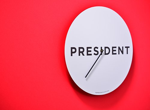 הספירה לאחור עד שטראמפ יחזור לאזרחות | The President Clock