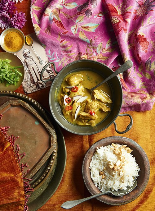 נתחי עוף בקארי הודי וצ׳ילי מתוק | צילום: בן יוסטר