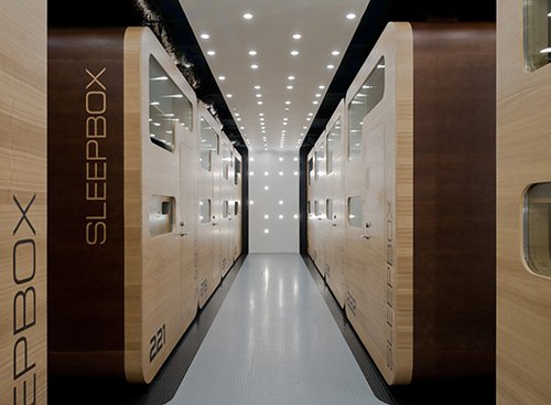 מלון הקפסולה Sleepbox | עיצוב וצילום: Arch group