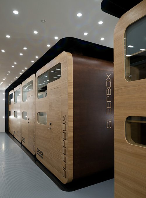מלון הקפסולה Sleepbox | עיצוב וצילום: Arch group