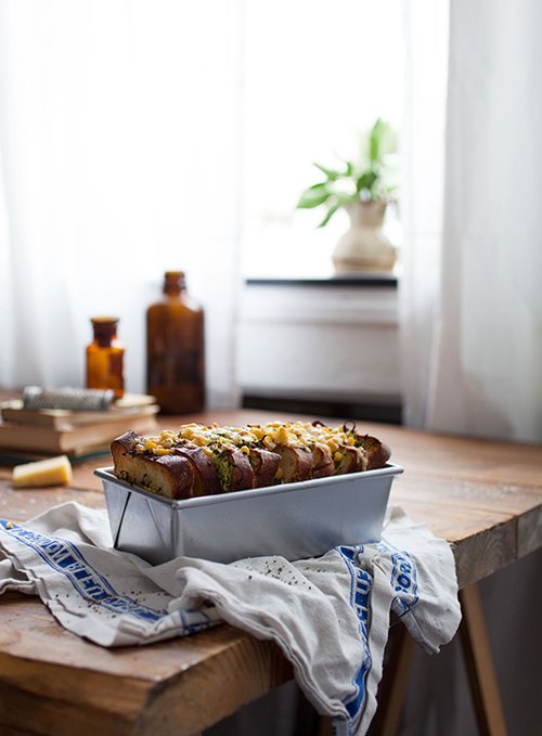 ברד פודינג מלוח עם זוקיני ותירס | צילום: גל בן זאב