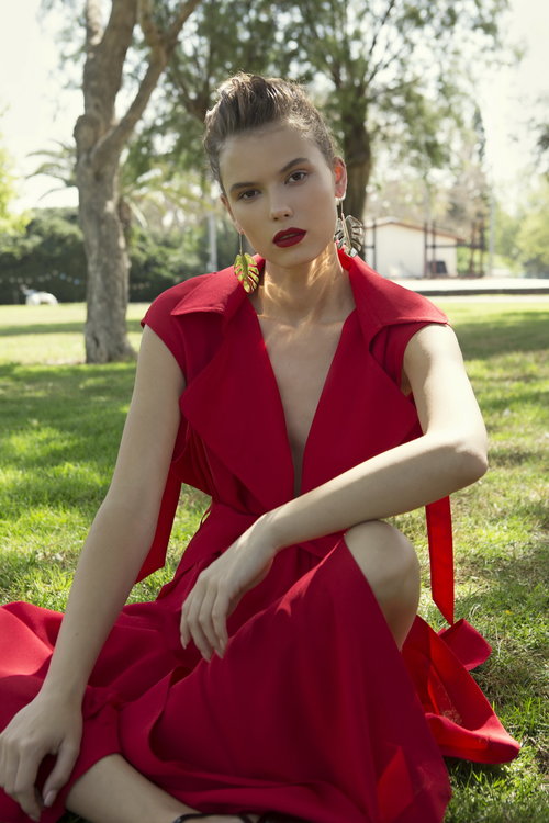 בית האופנה מאיה נגרי: שמלה קלואי 1190 ש"ח | צילום: תום מהרשק