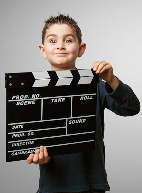 ההתחלה של הילד שלכם כיוצר במסך הגדול. צילום: שאטרסטוק