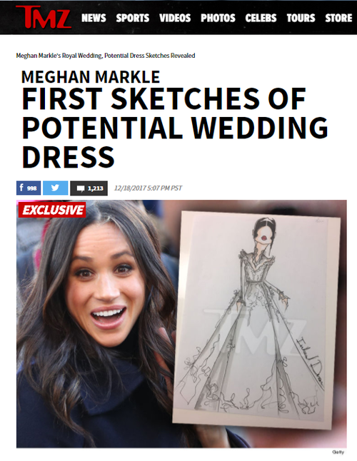 סקיצה של ענבל דרוד שנחשפה באתר TMZ | צילום מסך TMZ