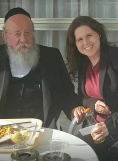 היי מוזס ואביה מנחם מוזס | באדיבות: היידי מוזס