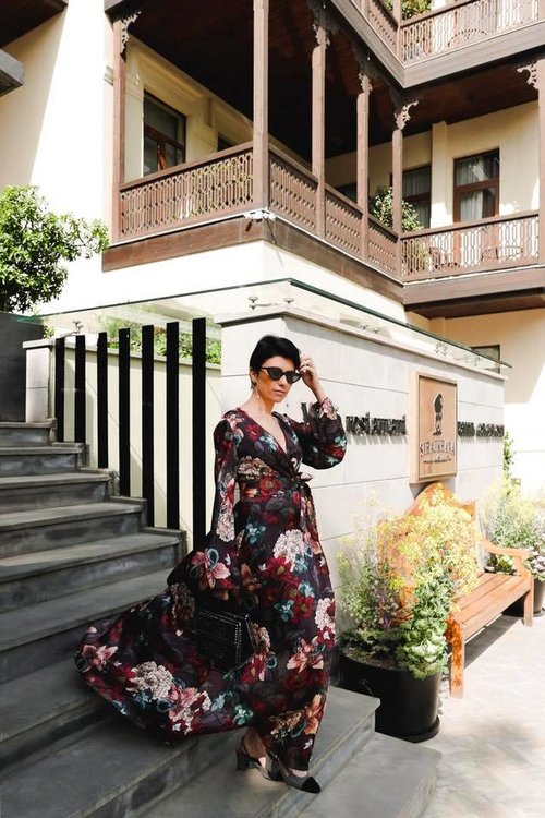 רוזה סינייסקי בשבוע האופנה טביליסי | צילום: ליאה גלדמן