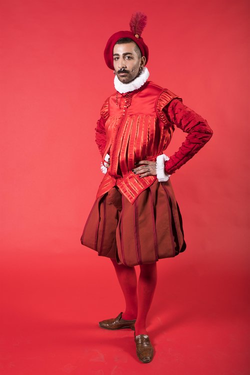 דגם של איציק רוקח, עמרי אלבו ושיר כהן לשנקר – תערוכת ReDress | צלם: שי נייבורג