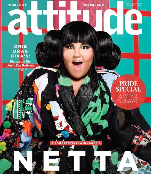 נטע ברזילי על שער מגזין Attitude ההולנדי נטע ברזילי על שער מגזין Attitude ההולנדי