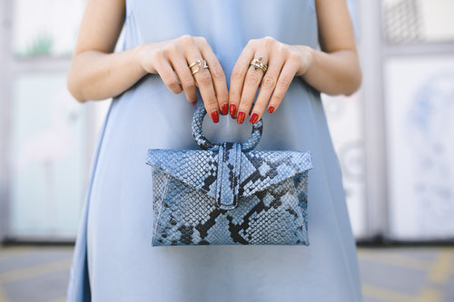 בלוגרית האופנה רוזה סינייסקי במדריד | צילום: ליה גלדמן