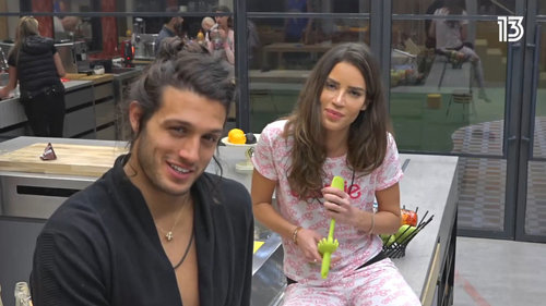 נטלי דדון ואסף גורן | צילום מסך מ"האח הגדול VIP"