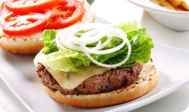 המבורגר של אליזבת Q (צילום: יח