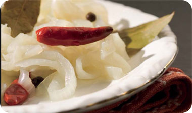 טבעות בצל כבושות