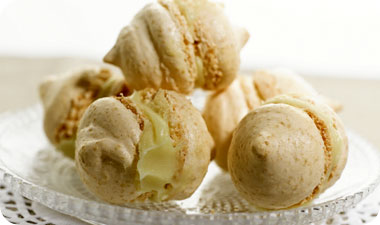 עוגיות מקרון דבש