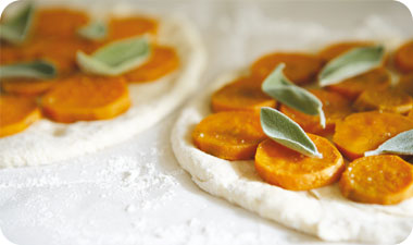 פיצת בטטה ושמנת אישית