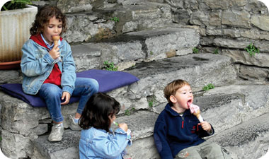 מסלולי הליכה מתאימים לילדים, באטקרציות לקטנים, בפיצה, פסטה והרבה גלידה