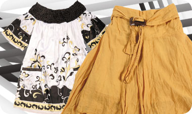 חצאית: גפן, טוניקה: Bebe