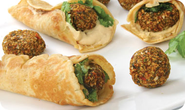 כדורי פלאפל חיים ללא טיגון 