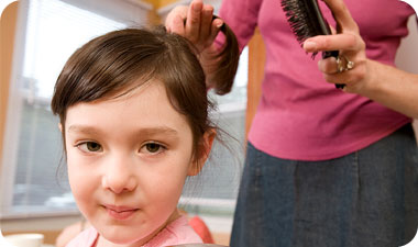 הסירוק שובר את רגלי הכינים, ובכך מונע מהן את יכולת האחיזה בסיבי השיער ואת היכולת להטיל ביצים. אילוסטרציה: Clipart/CDbank