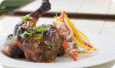 עוף בג'ינג'ר, שומשום ושום 