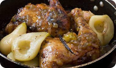 כרעיים בזיגוג אגסים