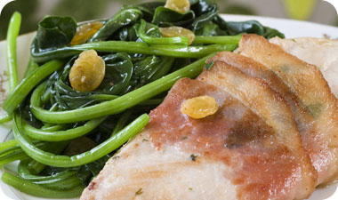 חזה עוף עטוף בפרושוטו 