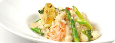 ריזוטו שרימפס ואספרגוס