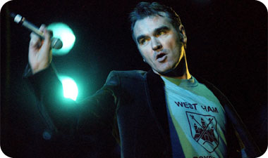 מוריסי בהופעה. צילום: יח