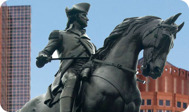 פסל ג'ורג' וושינגטון. צילום: ברנט דיסני